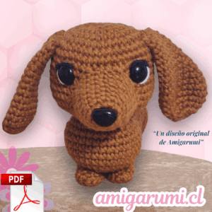 Patrón Salchicha Reina por Amigarumi