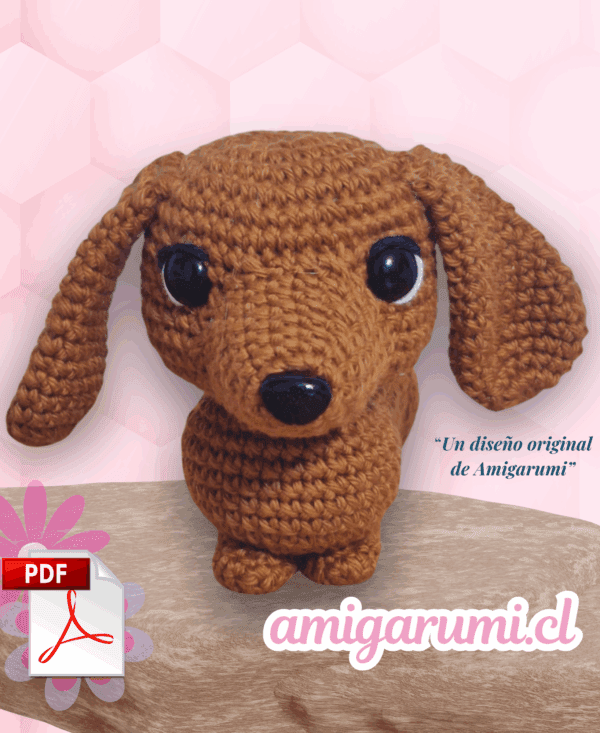 Patrón Salchicha Reina por Amigarumi