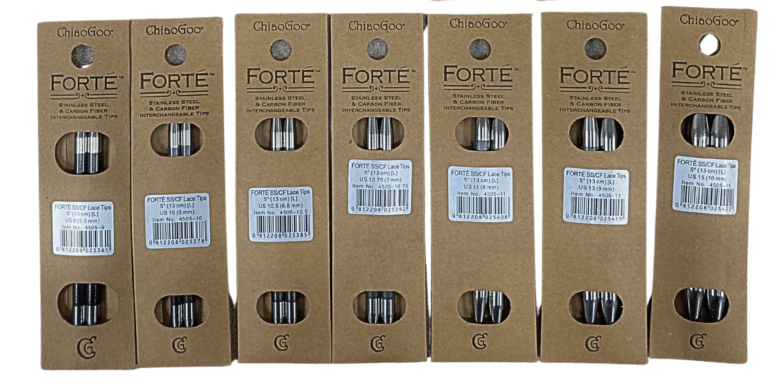 Palillos Forté Intercambiables ChiaoGoo 5" (13 cm) - Imagen 2