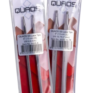 Palillos QUADS 10 cm Intercambiables Cuadrados Acero Inoxidable